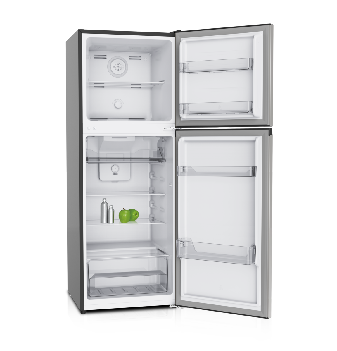 Sharp Refrigerator 270L, Net 196L - Inox