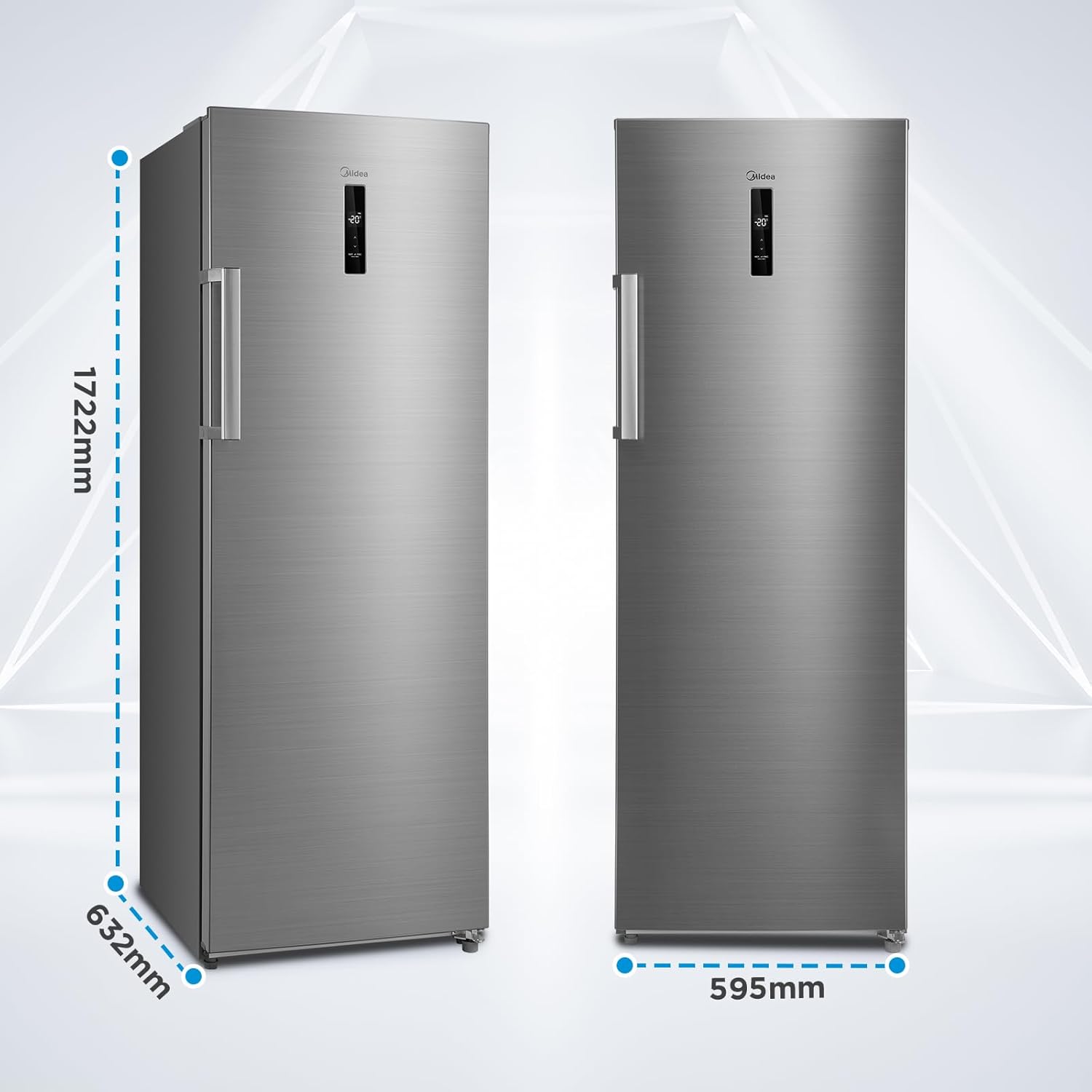 Midea 333L Convertible Frost-Free Upright Freezer
