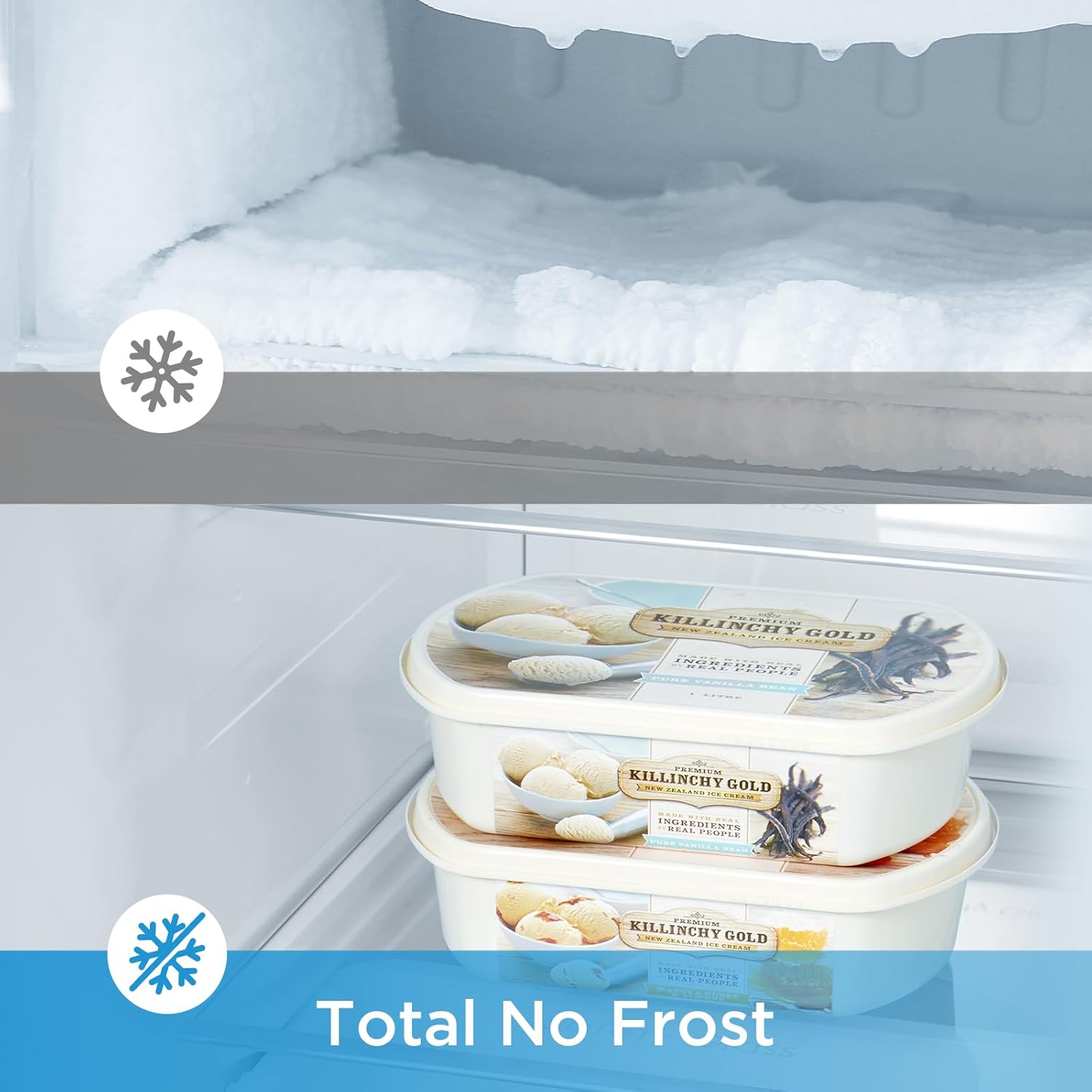Midea 333L Convertible Frost-Free Upright Freezer