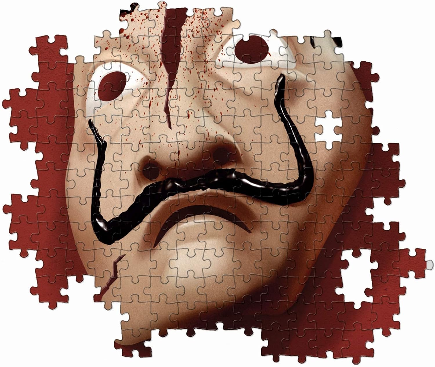 Clementoni Adult Puzzle Netflix La Casa De Papel Mask 1000Pcs - 39533C