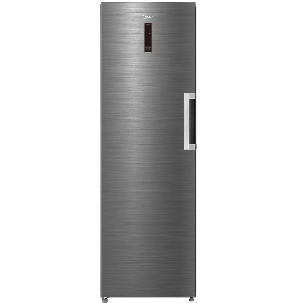 Midea Upright Freezer Refrigerator 385 Liters 13.6 CFT, Bru Steel - MDRU385FEE46AE