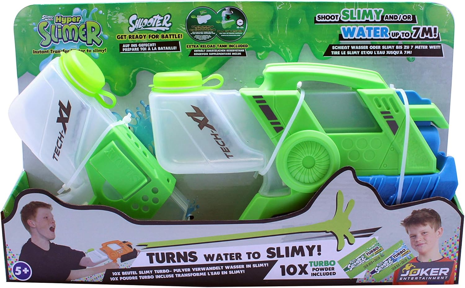 Joker Entertainment Hyper Slimer 500Ml 3 Colour & 10 Turbo Powder - 42101