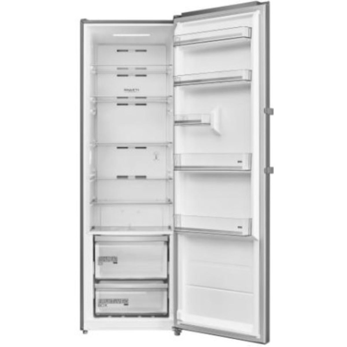 Midea Upright Refrigerator 502 Liters 17.7 CFT, Bru Steel - MDRD502FEE46AE