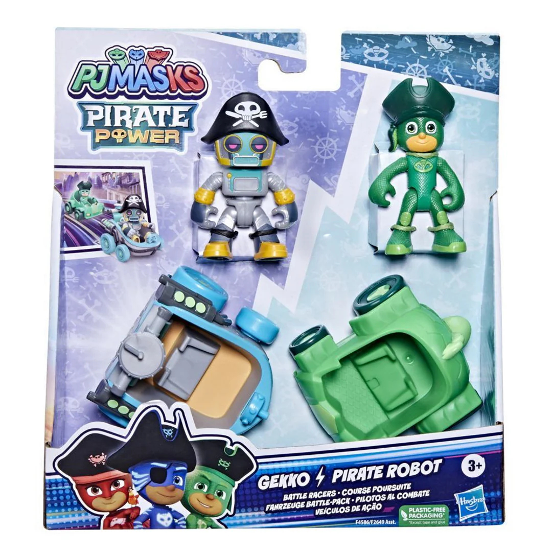 Hasbro PJ Mask Gekko vs Pirate Robot - F4586