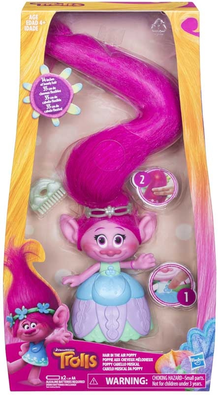 Hasbro Trolls Hair in the Air Poppy - C1305