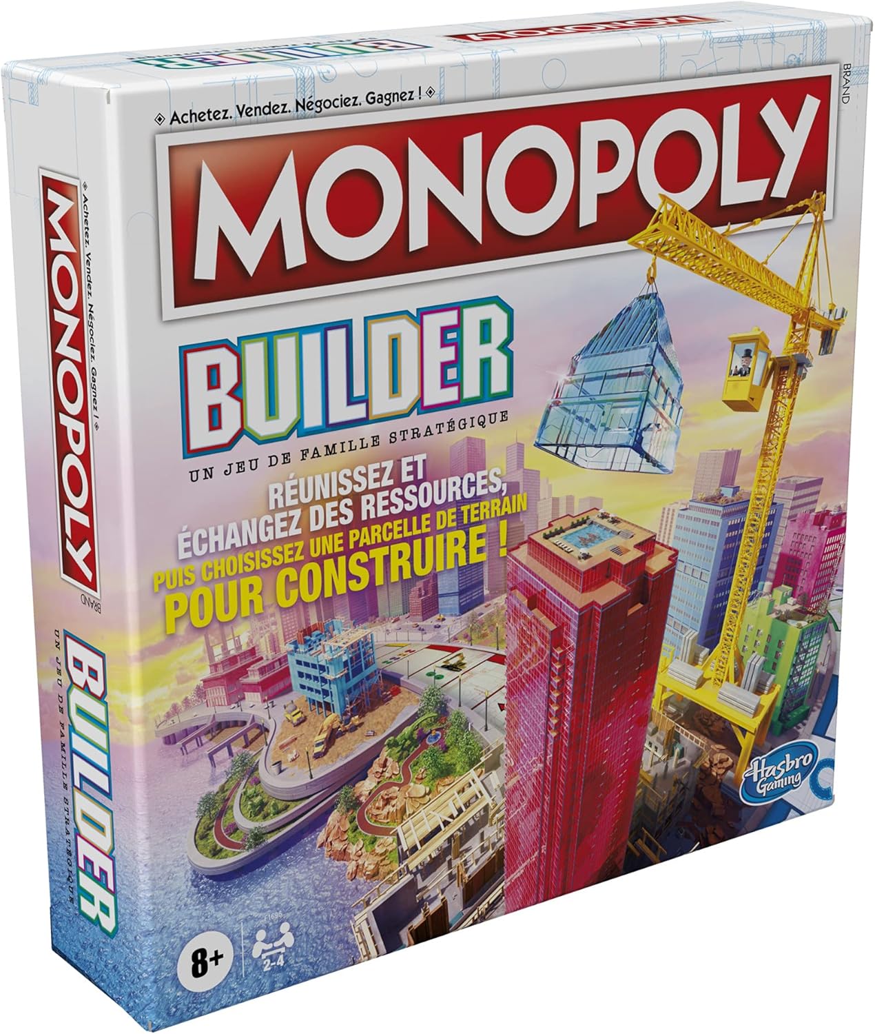Hasbro Monopoly Skyscraper Builder Board Game - F1696