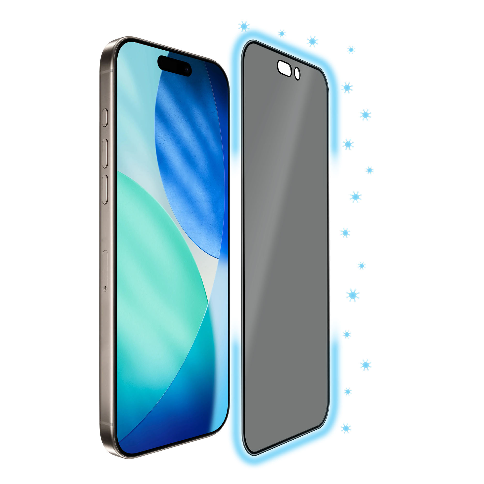 Torrii Bodyglass for iPhone 17 Pro Max (6.9 Inch) Anti-bacterial – Privacy