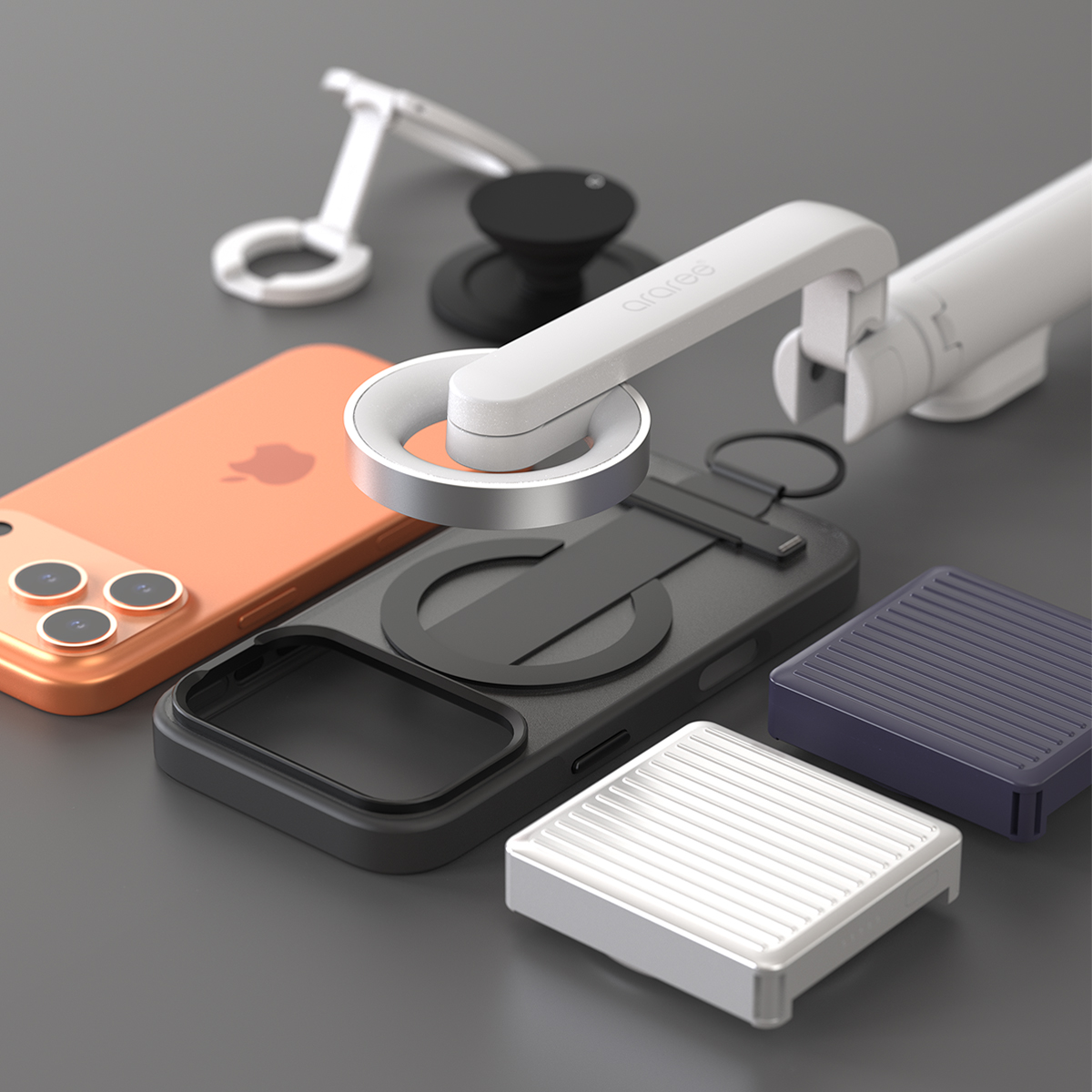 Araree Duple Grip MagSafe Case for iPhone 17 Pro - Black