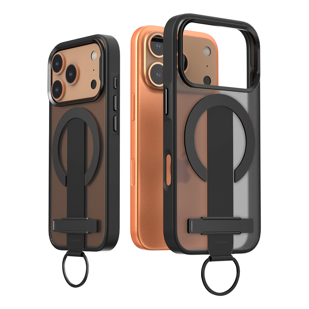 Araree Duple Grip MagSafe Case for iPhone 17 Pro - Black