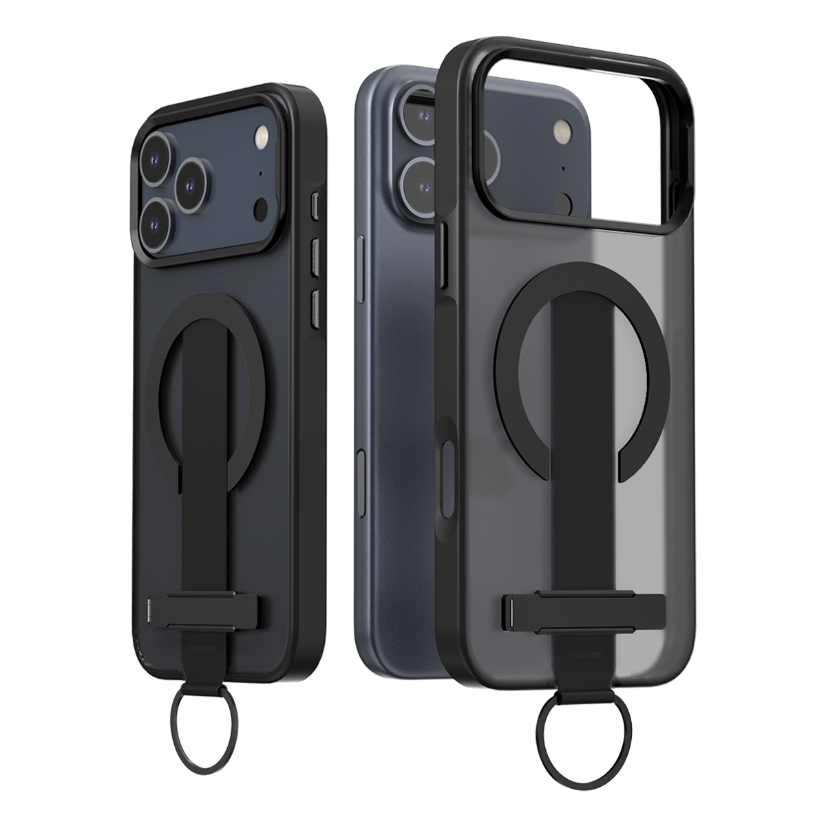 Araree Duple Grip MagSafe Case for iPhone 17 Pro Max- Black