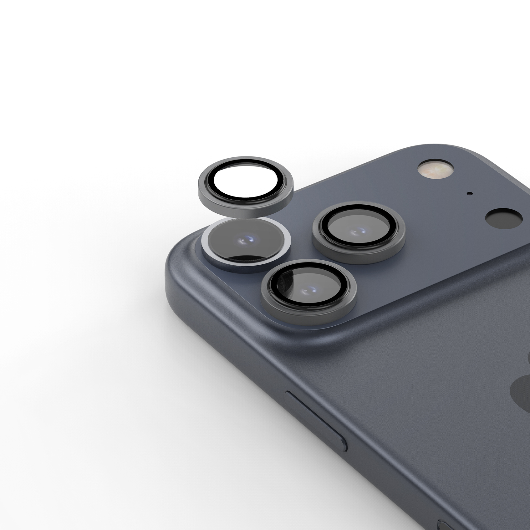 Araraee Camera Lens Ring Protection For iPhone 17 Pro & 17 Pro Max - Clear