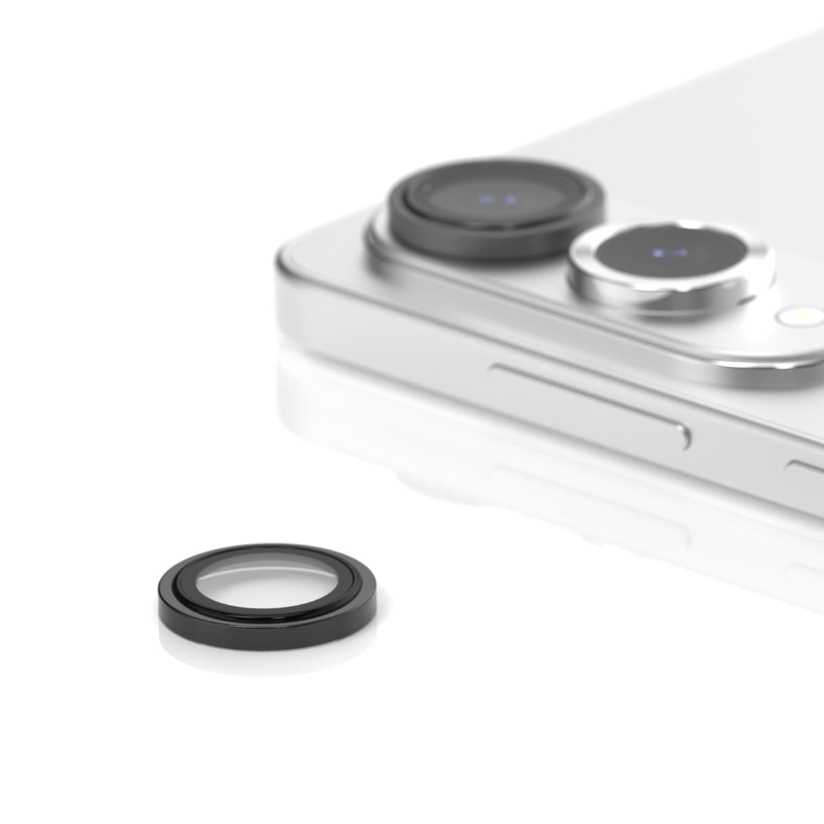 Araree Samsung S25 Edge Metal Ring Camera Lens - Clear