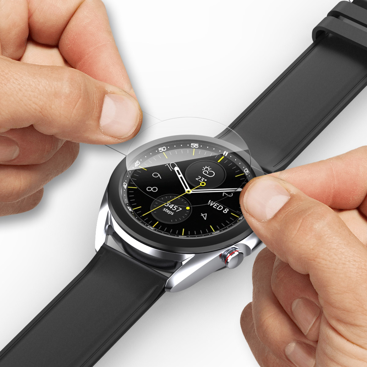 Araree Sub Core Anti-bacterial Tempered Glass for Samsung Galaxy Watch 3 - 41mm - Clear