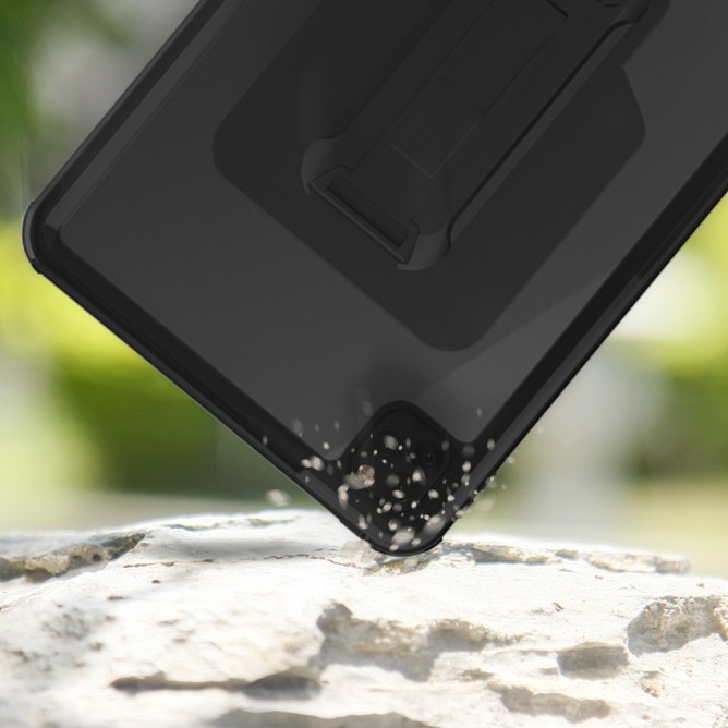 Armor-x Mxs Series Case for iPad Pro 11 (2020) Waterproof Case With Handstrap & Kickstand & X-mount - Black