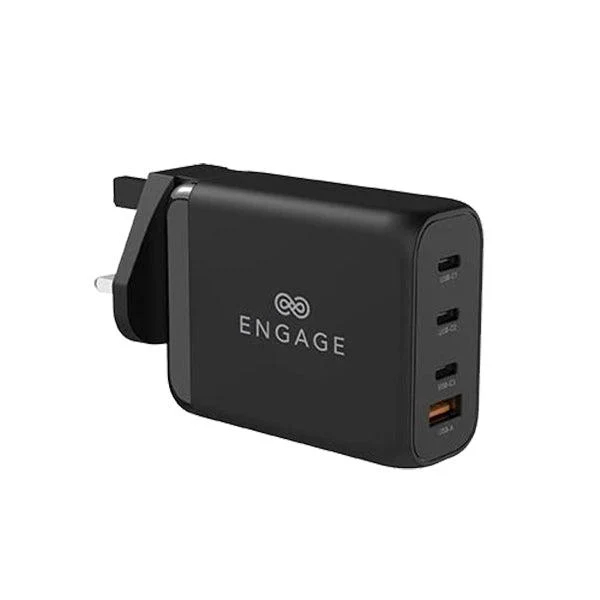 Engage 200W PD GaN Travel Charger - Black
