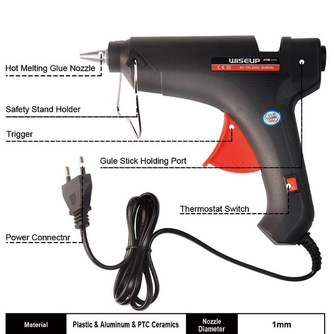 Hot Adhesive Glue Gun - JGG - 40501