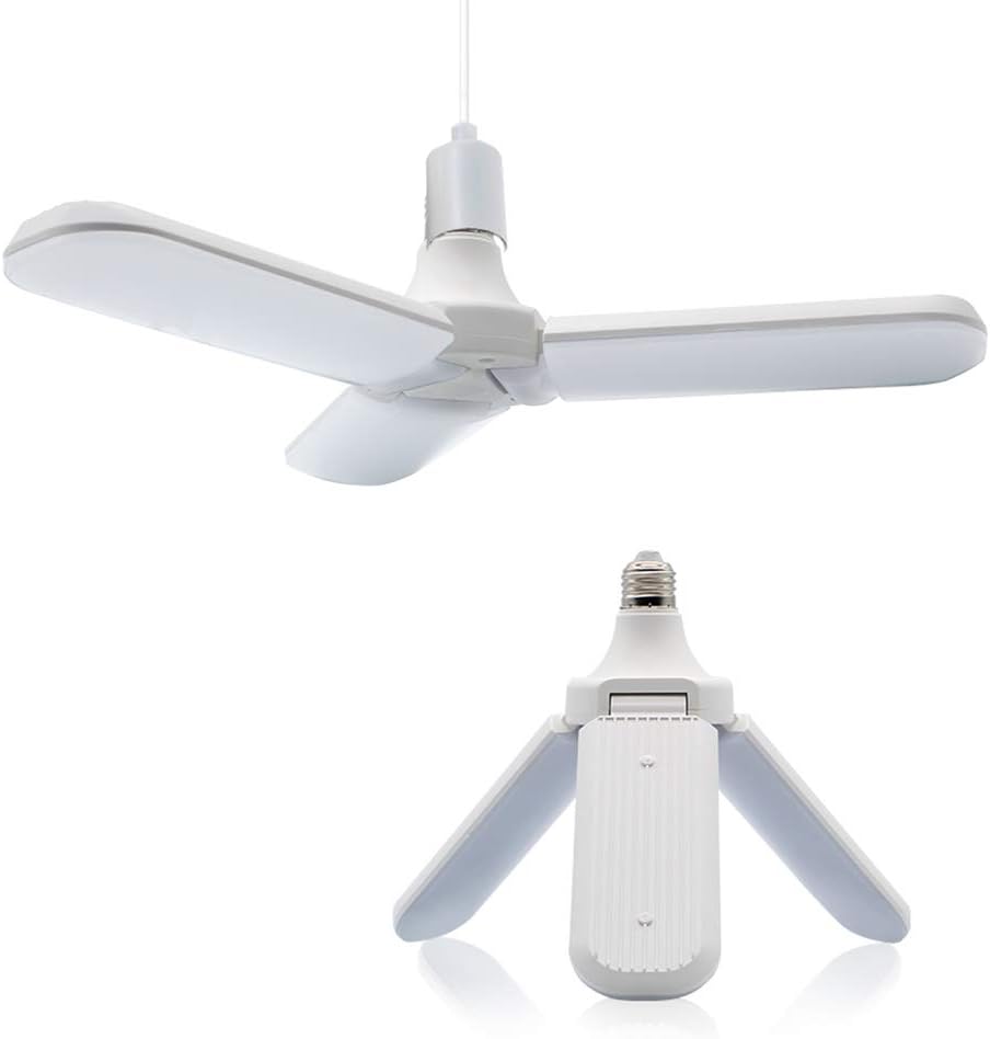 Foldable Fan Blade LED Bulb - 3 Wings