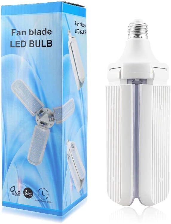 Foldable Fan Blade LED Bulb - 3 Wings