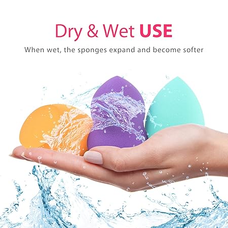 Professional Makeup Blending Sponge - 3pcs set