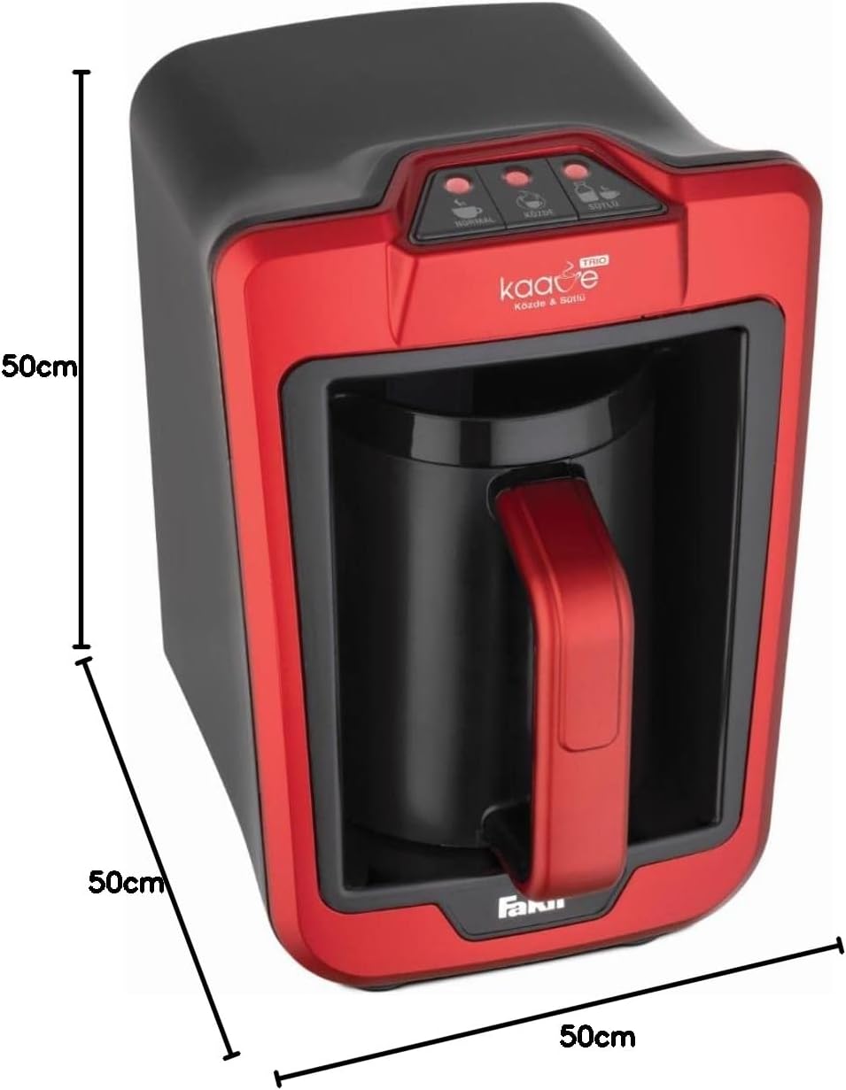 Fakir 735W Kaave Trio Roasted & Milk Turkish Coffee Machine Rouge - Red