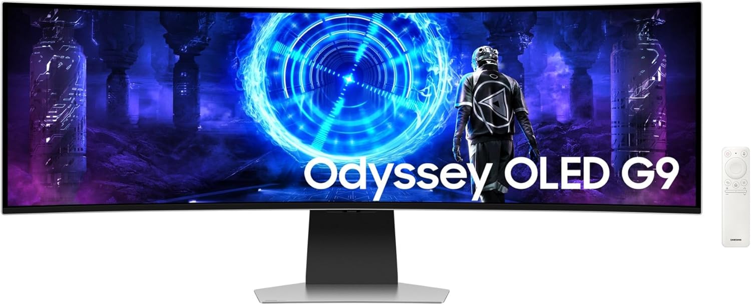 Samsung 49 Inch Gaming Monitor Odyssey OLED G9 G95SD DQHD - LS49DG952SMXUE