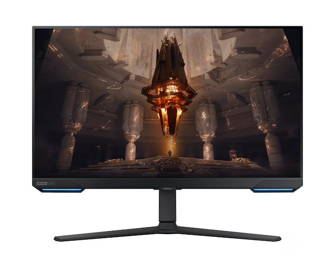 Samsung 32-Inch Flat, UHD Gaming Monitor, 2.1 HDMI, 144hz, 1MS, SPEAKERS, SMART, IPS, 4K, Gaming Monitor