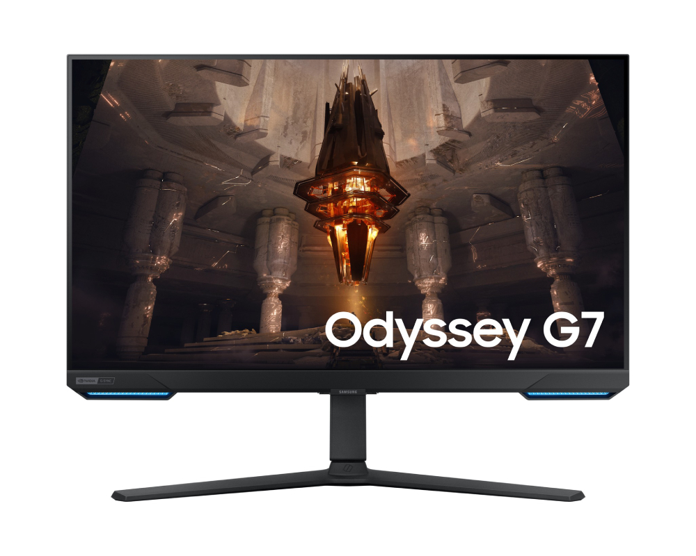 Samsung 32-Inch Flat, UHD Gaming Monitor, 2.1 HDMI, 144hz, 1MS, SPEAKERS, SMART, IPS, 4K, Gaming Monitor