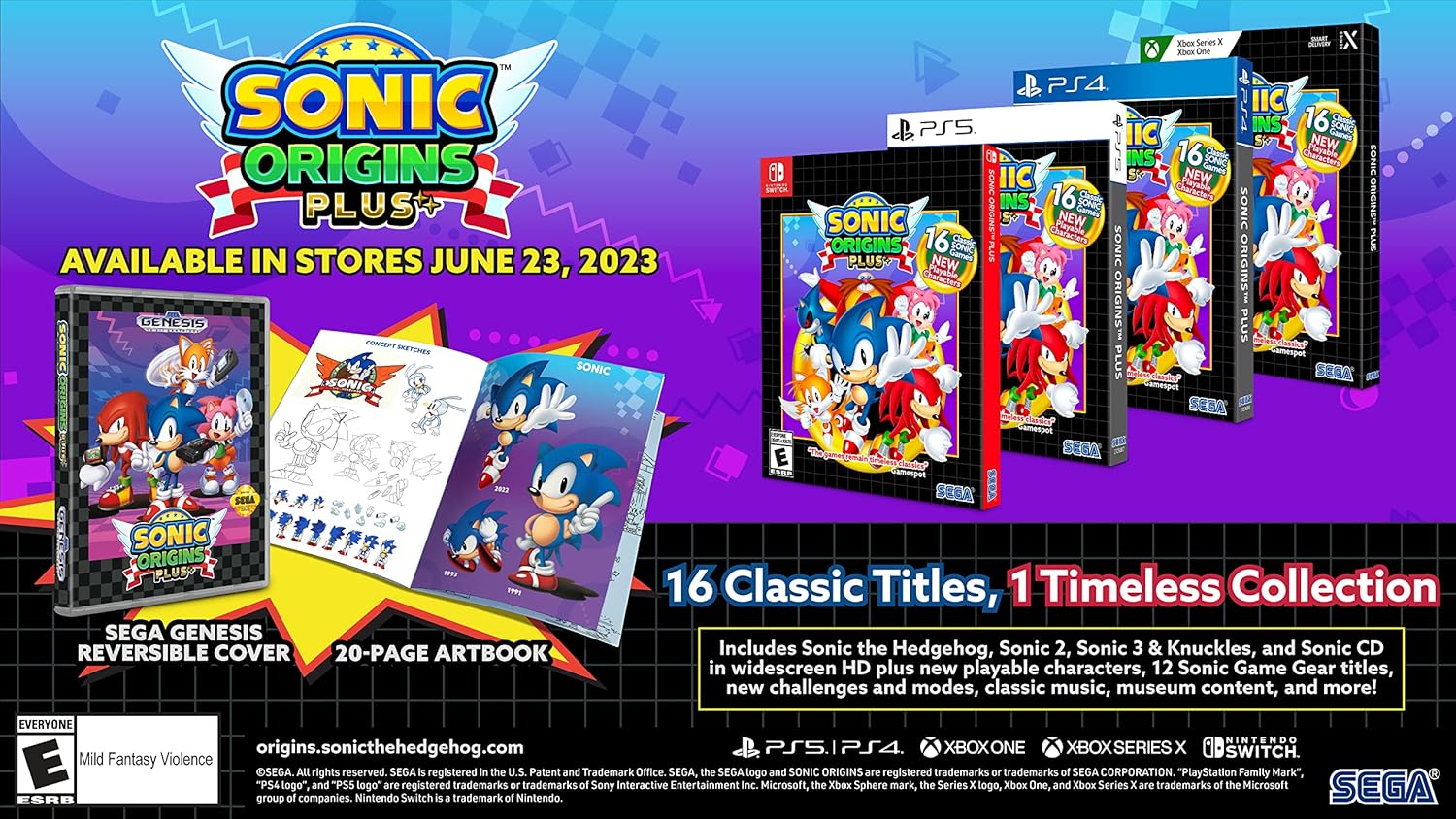 Sega Sonic Origins Plus - PAL PS4 Video Game