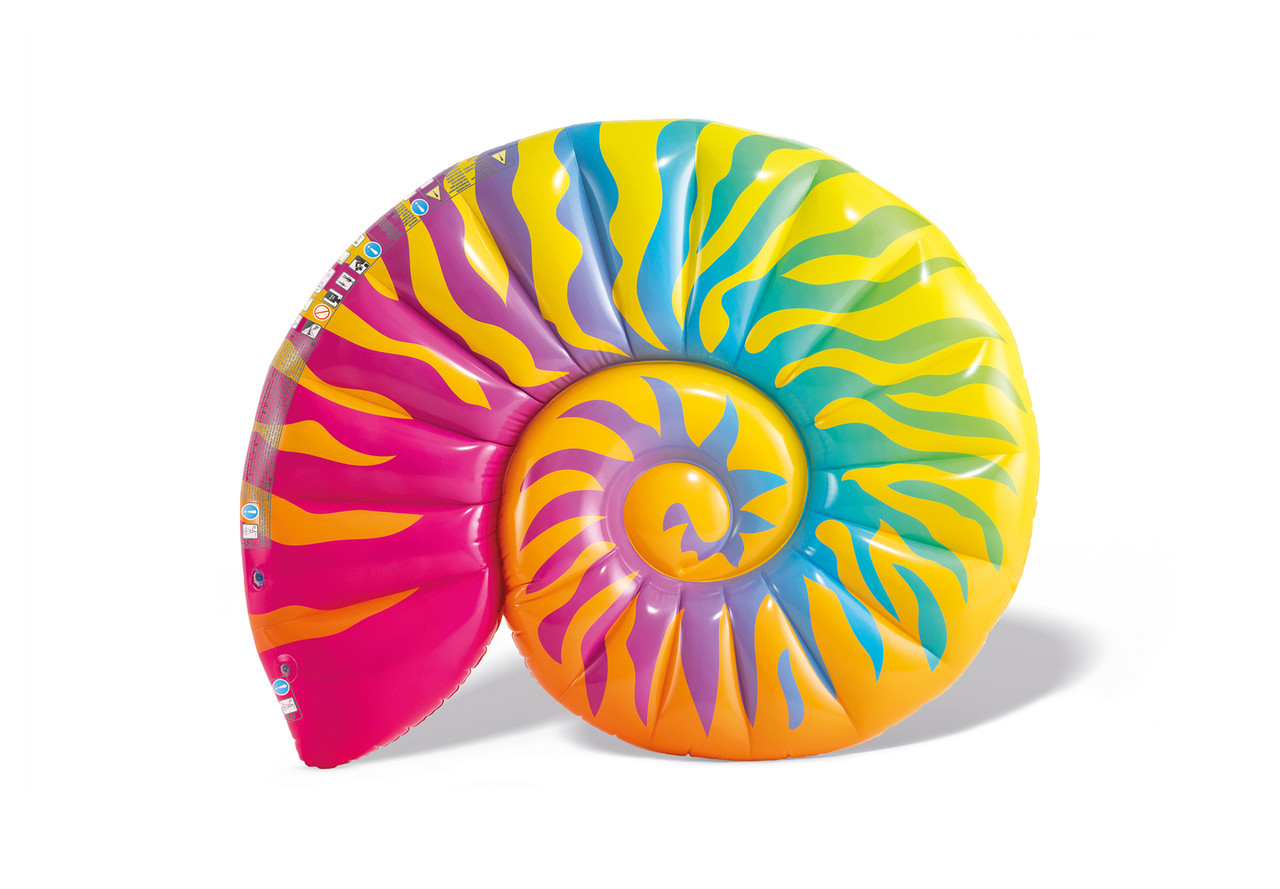 Intex Rainbow Seashell Float Inflatable Floaters-O