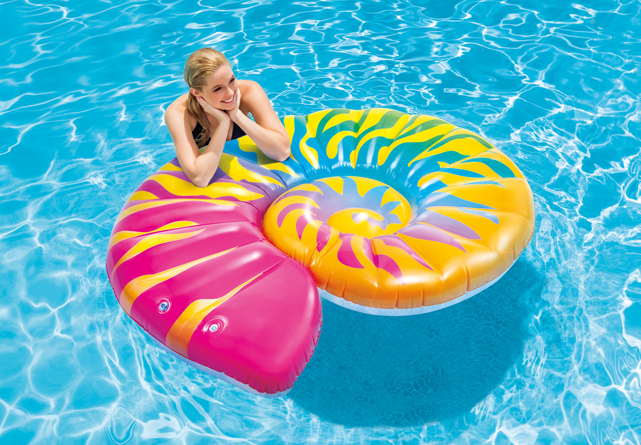 Intex Rainbow Seashell Float Inflatable Floaters-O
