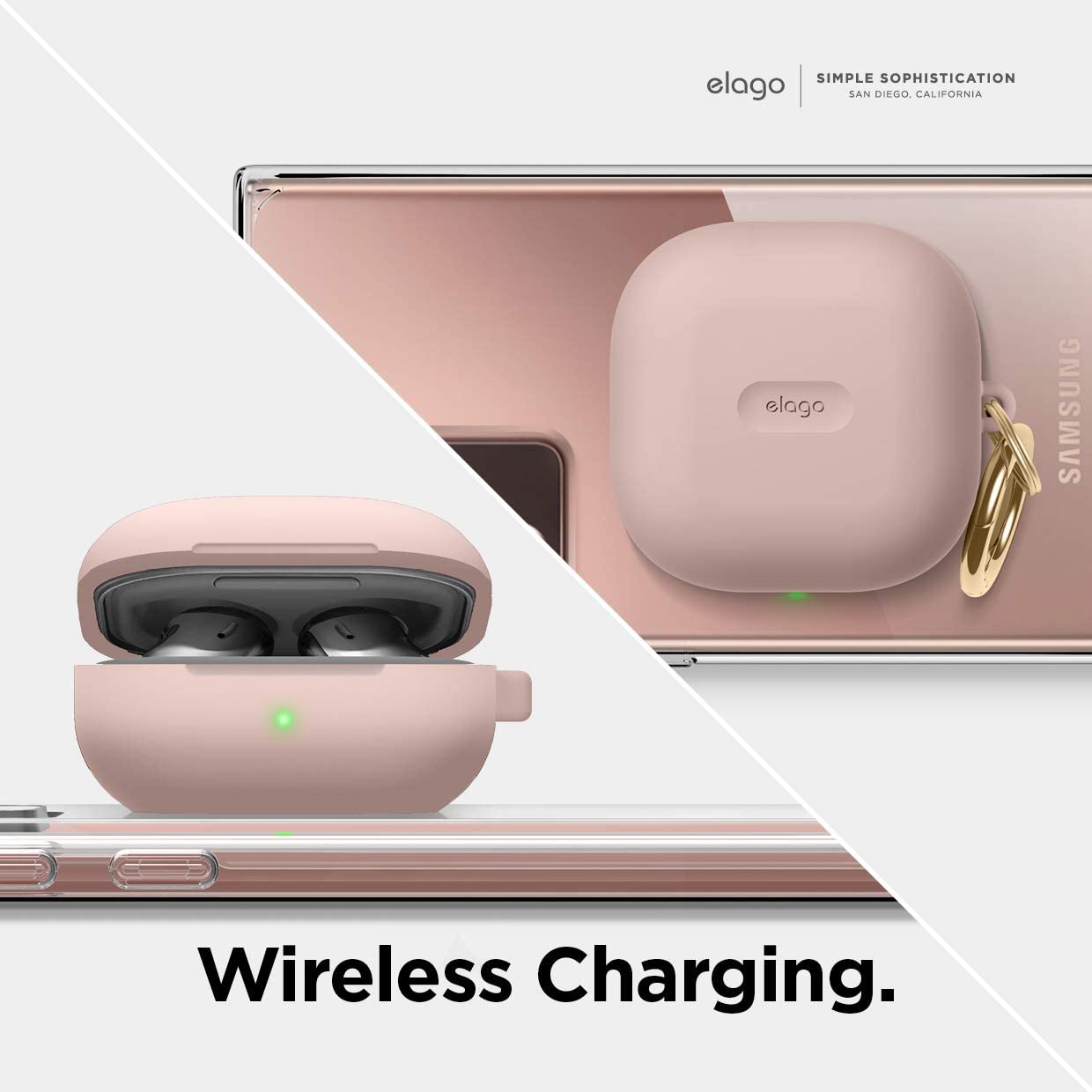 Elago Galaxy Buds Live/Buds Pro/Buds 2 Silicone Hang Case