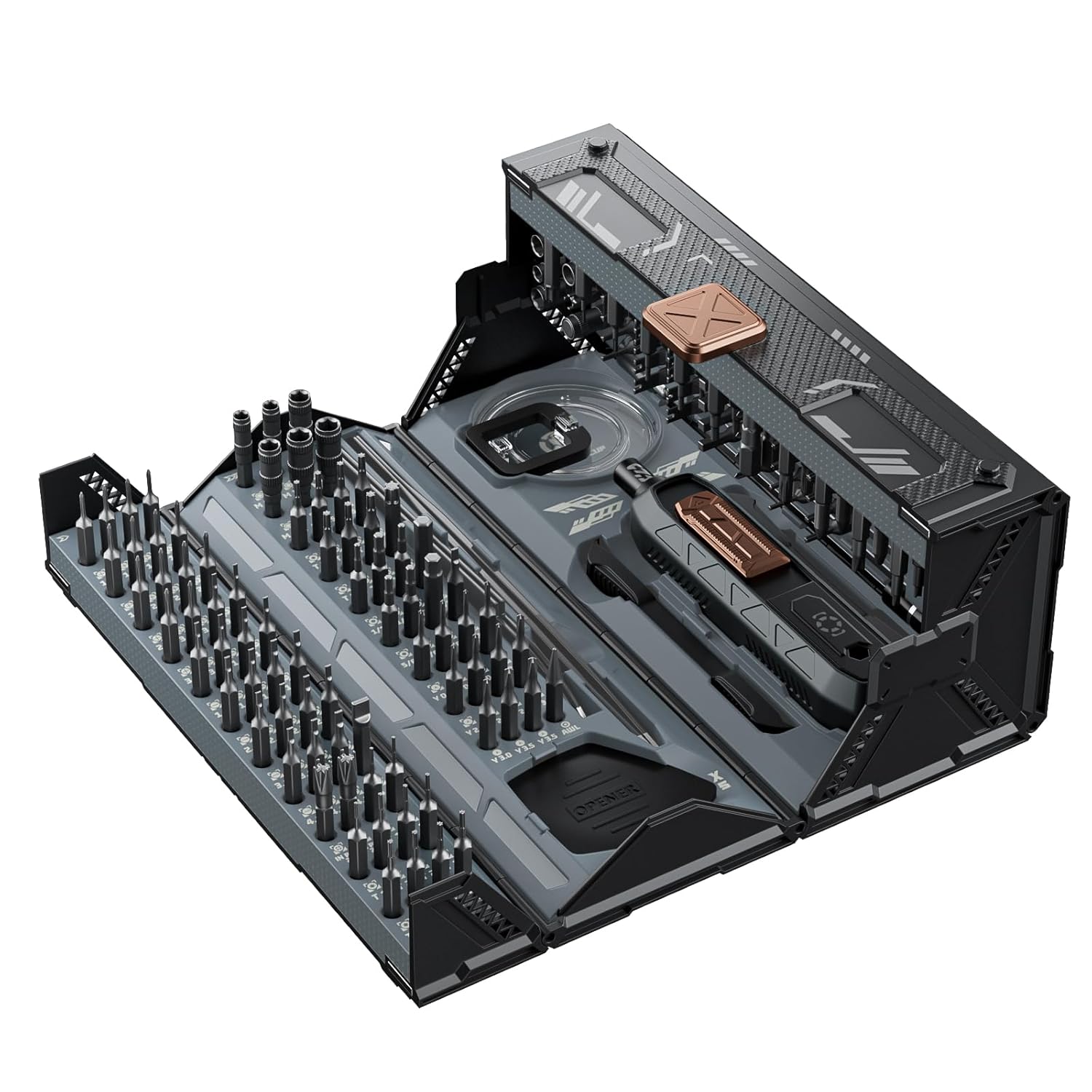 Jakmy 180 in 1 Smart LED Rectangle Electric Screwdriver Set JM-8193