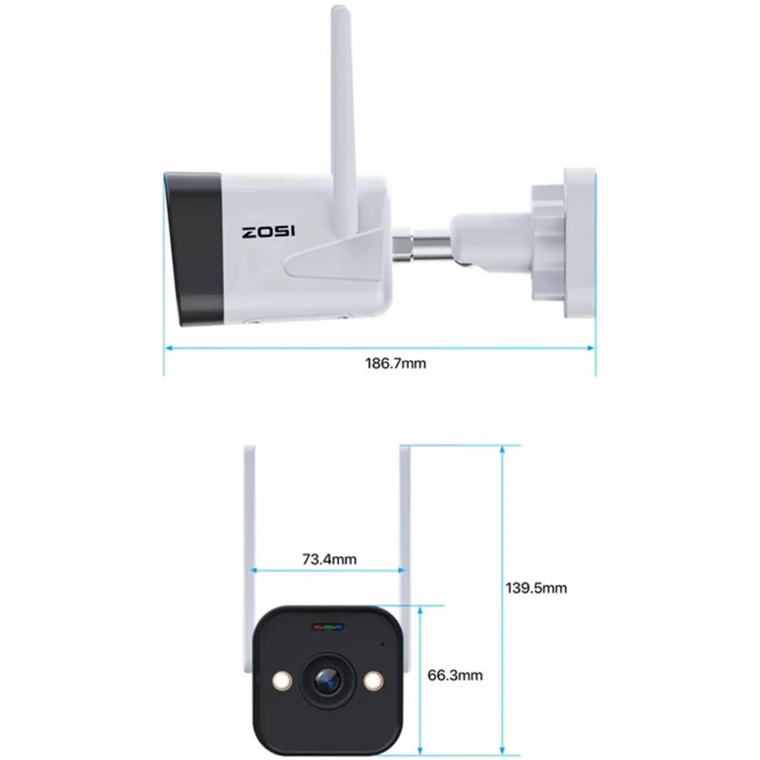 Zosi 1NC-1884M-UK WiFi Security Camera