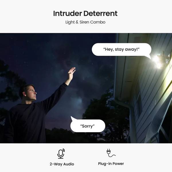 Zosi C298 2.4GHz WiFi PT Camera with Dual Lens + Up to 256GB Local Storage