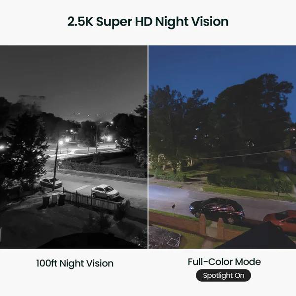 Zosi C298 2.4GHz WiFi PT Camera with Dual Lens + Up to 256GB Local Storage