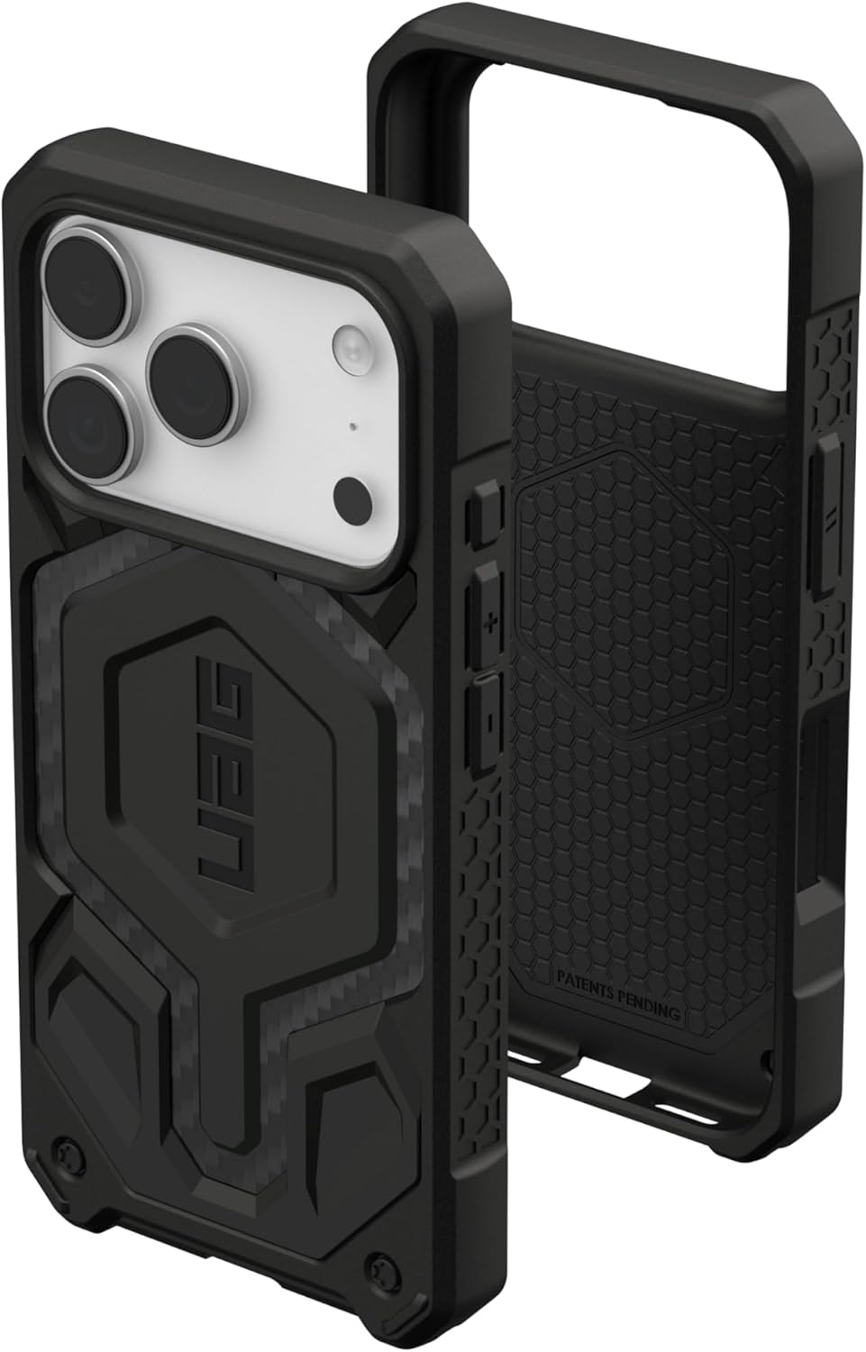 UAG Designed for iPhone 17 Pro Case Monarch Pro - Compatible with MagSafe Military Grade Protective Cover, Carbon Fiber