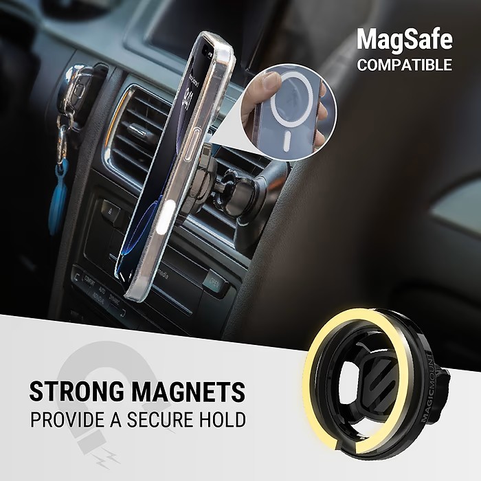 Scosche Magic Mount&trade; Magsafe 5-IN-1 Magnetic Phone Mount