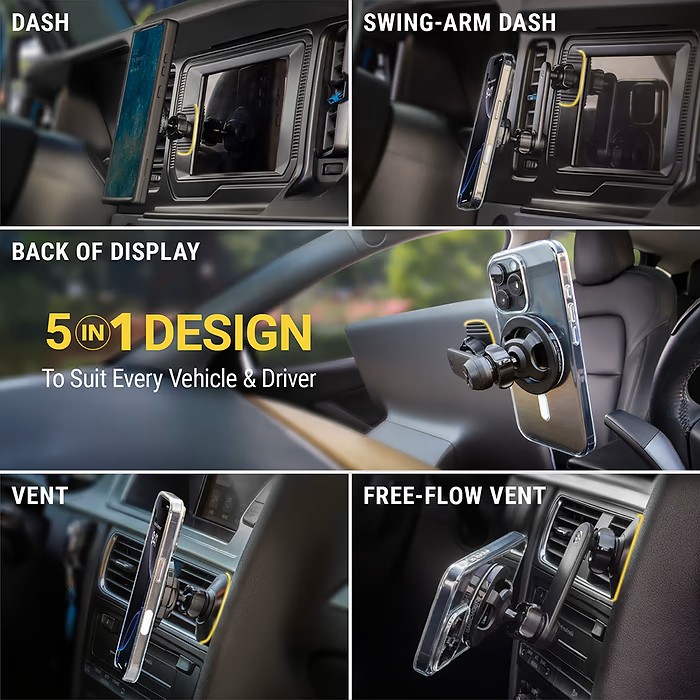 Scosche Magic Mount&trade; Magsafe 5-IN-1 Magnetic Phone Mount