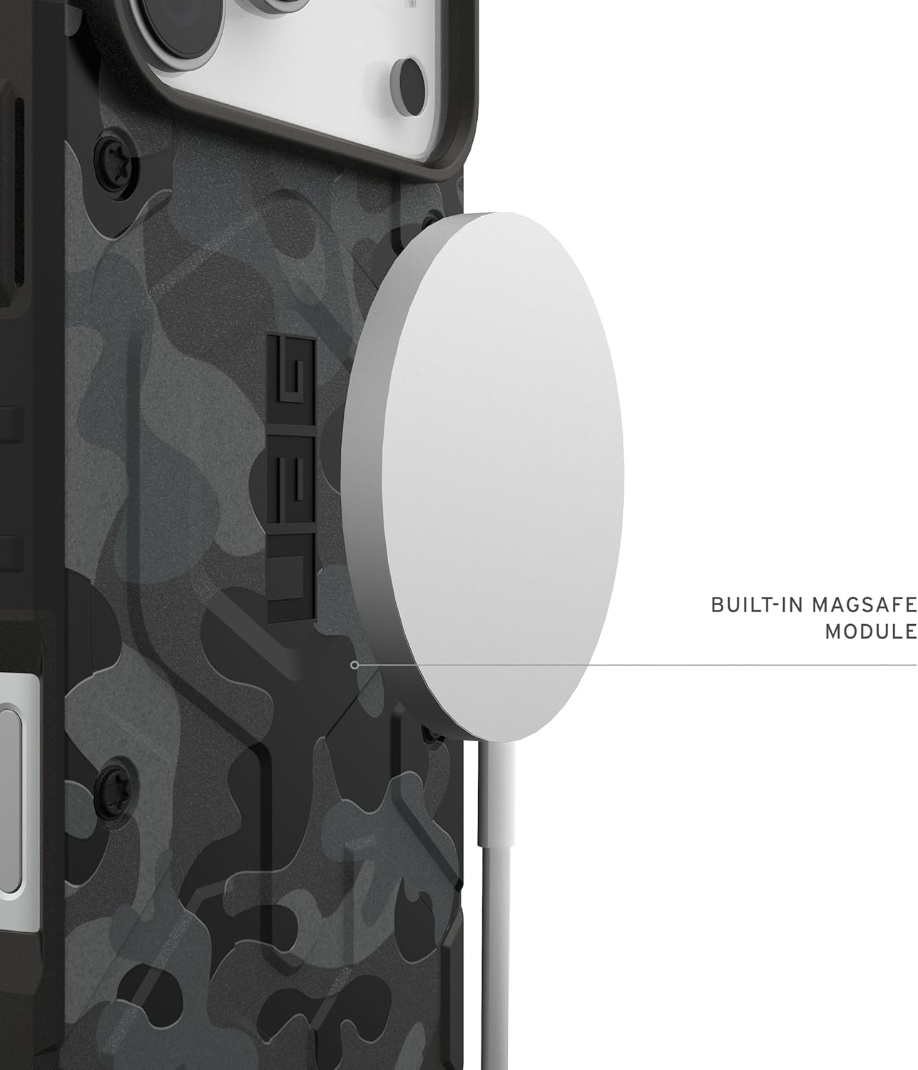 UAG Designed for iPhone 17 Pro Max Case Pathfinder SE - Compatible with MagSafe Military Grade Protective Cover, Midnight Camo