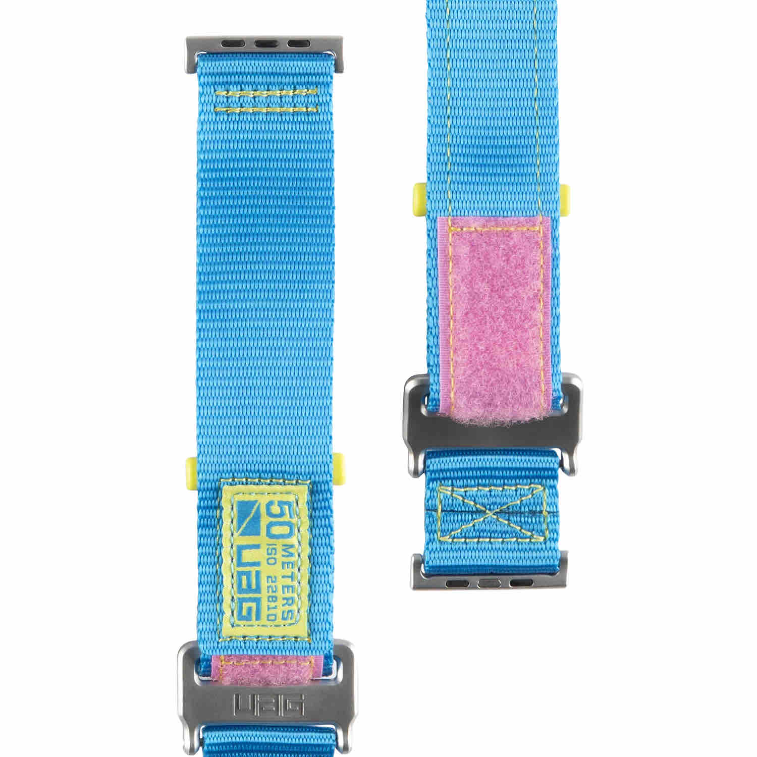UAG Apple Watch 45/44/42mm/Ultra Active Strap LE - Blue/pink