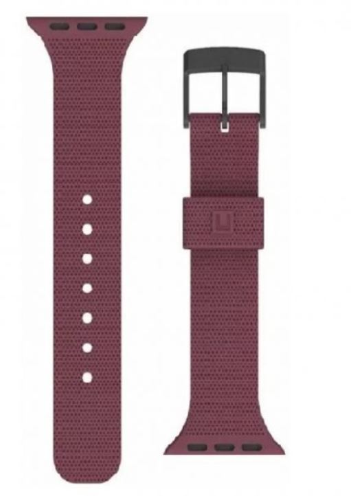 UAG Apple Watch 42/44/45mm/Ultra DOT Silicone Strap - Aubergine