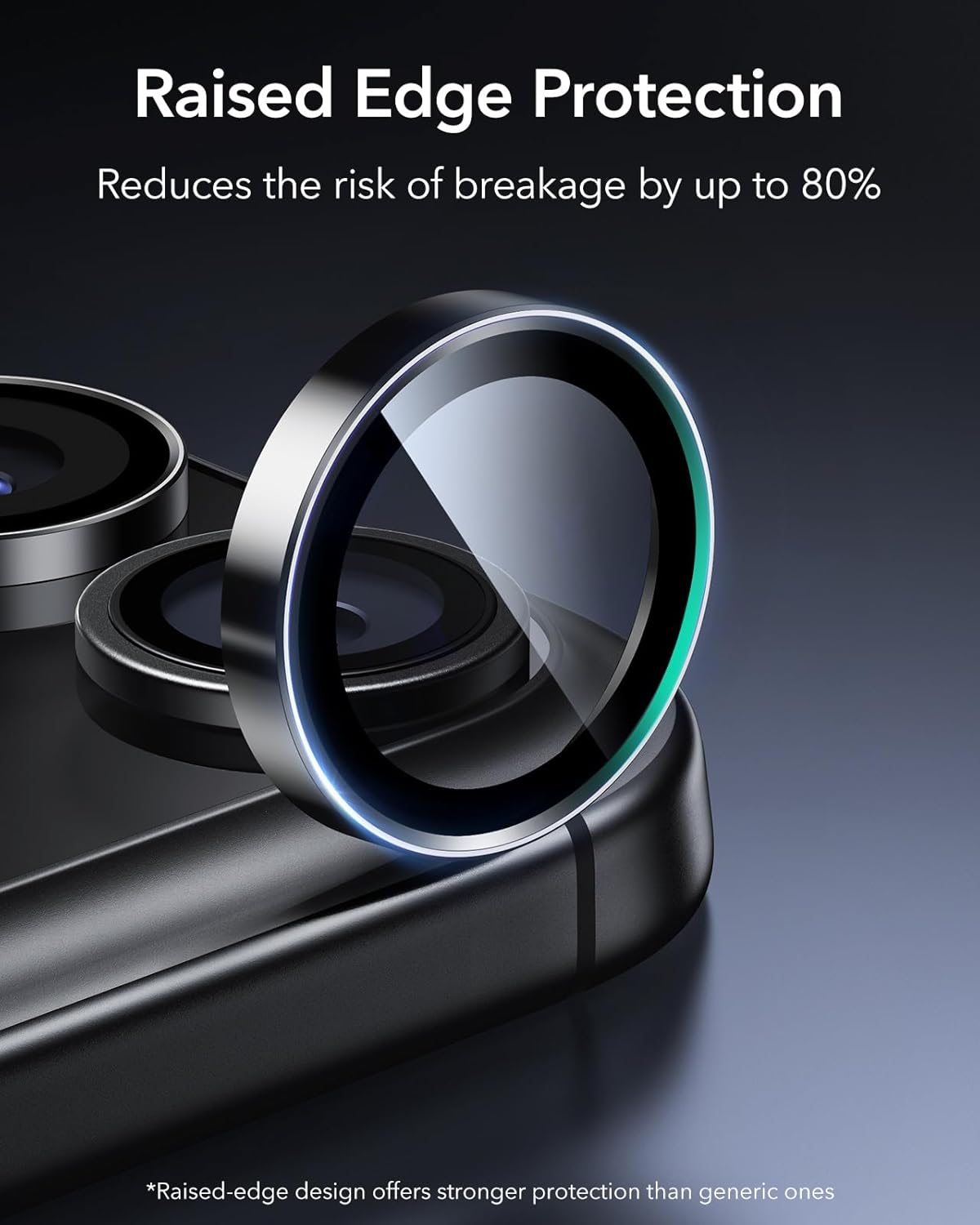 ESR iPhone 17/16/15/14 Pro/Pro Max Armorite Camera Lens Protector