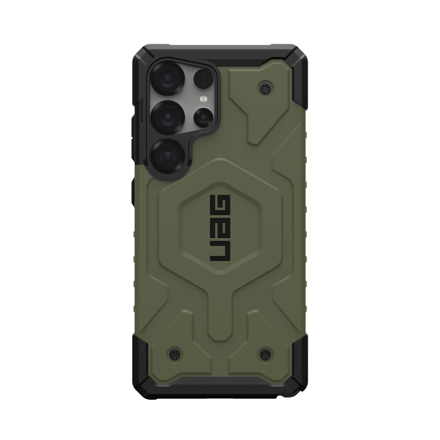 UAG Pathfinder Rugged Featherlight Shockproof Protective Case/Cover Designed for Galaxy S25 Ultra 5G (2025), Magnetic Charging Compatible-Olive Drab