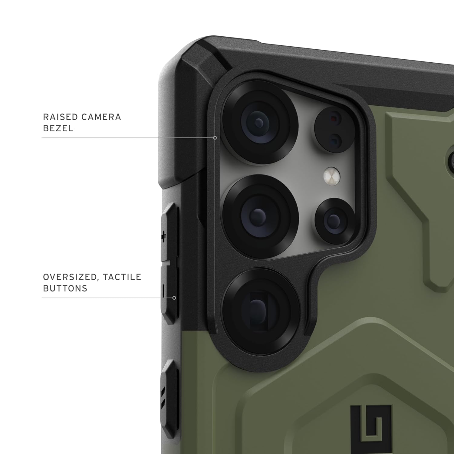 UAG Pathfinder Rugged Featherlight Shockproof Protective Case/Cover Designed for Galaxy S25 Ultra 5G (2025), Magnetic Charging Compatible-Olive Drab