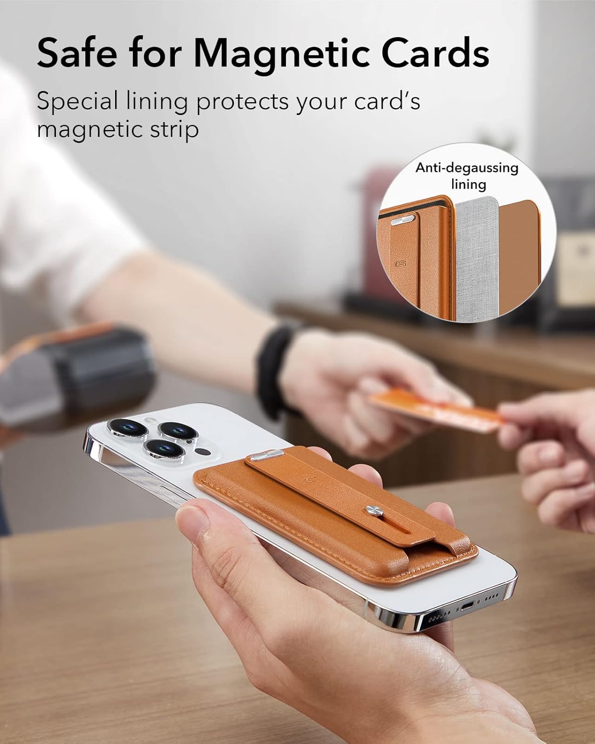 ESR Magsafe Leather Grip Wallet