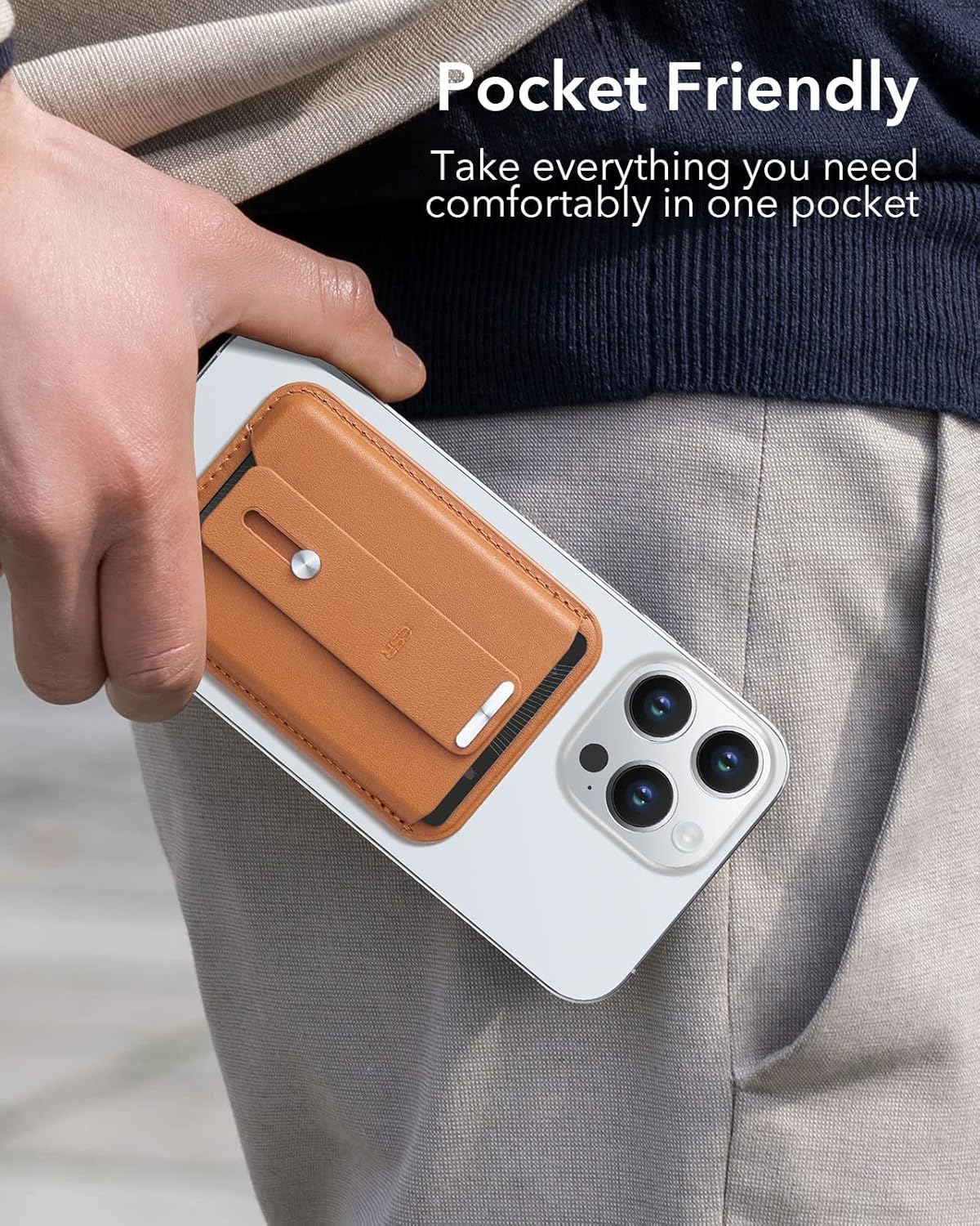 ESR Magsafe Leather Grip Wallet