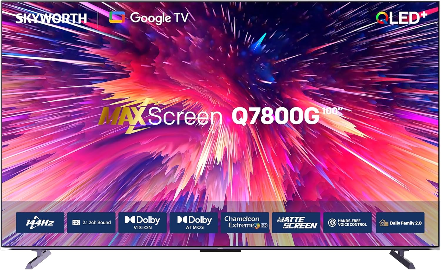 Skyworth 100 Inch QLED QHD - 4k Android Smart TV