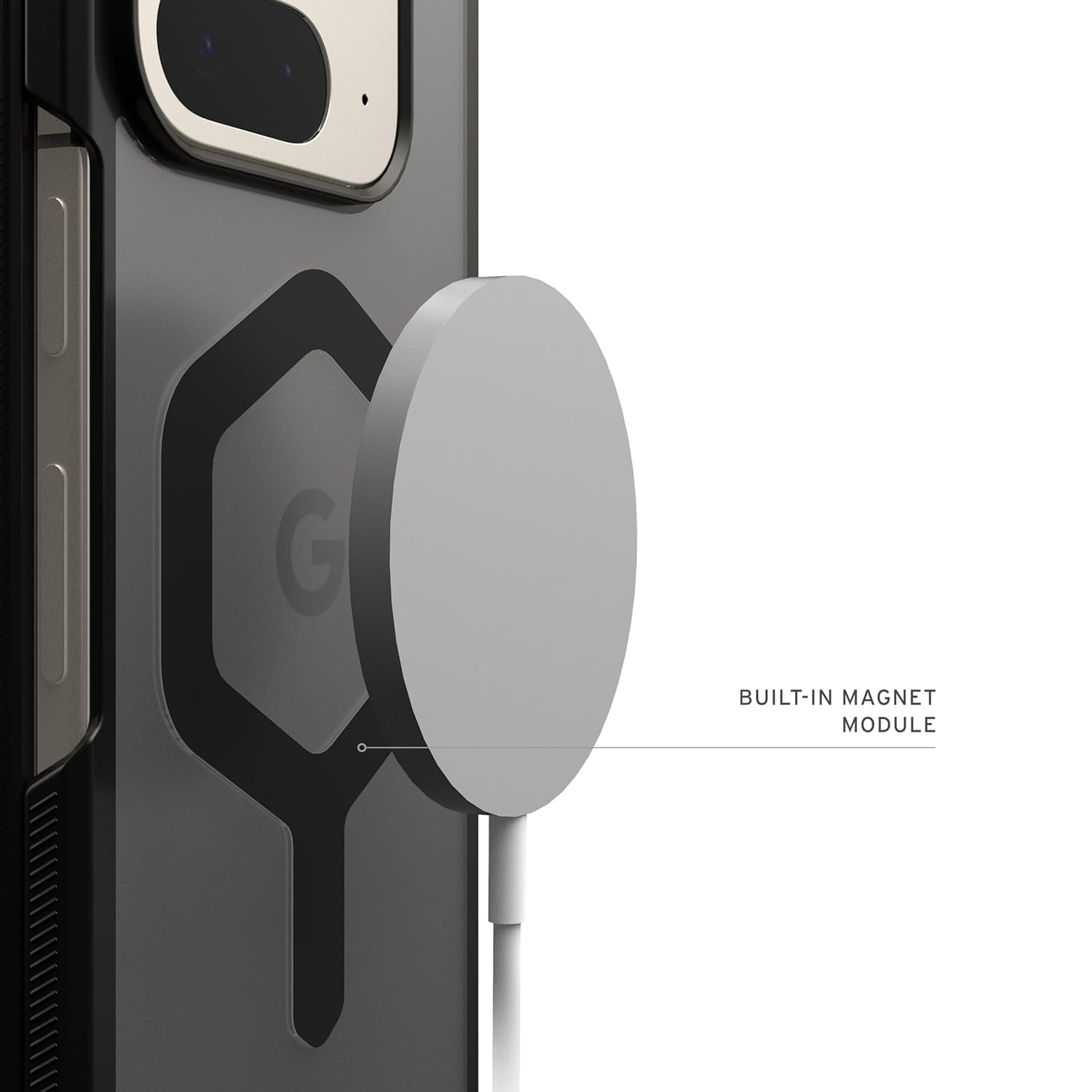 UAG Mouve Case for Pixel 10 Pro Fold &ndash; Clear Rugged Protection