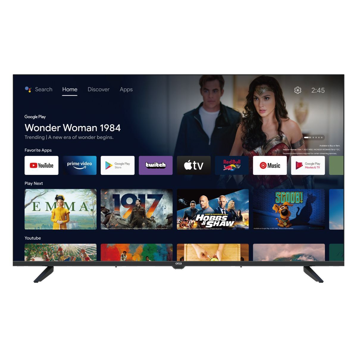 Orca 32 Inch LED HD Android Smart TV