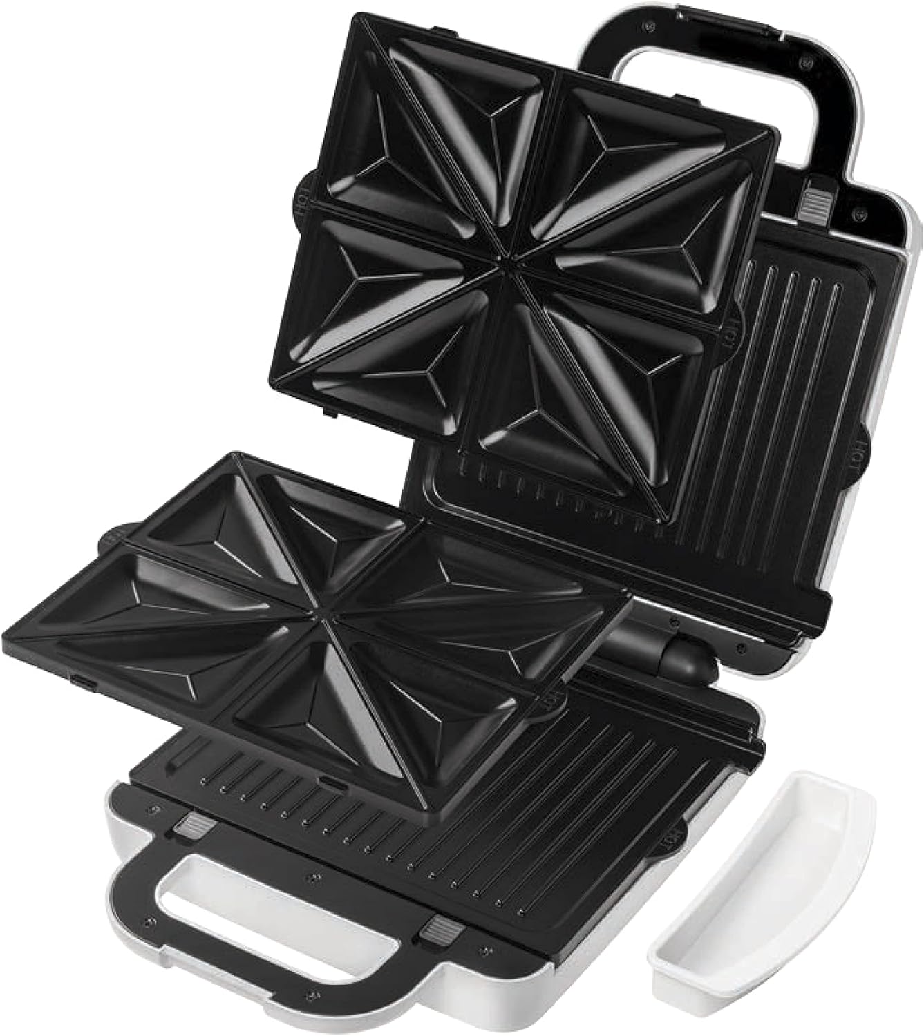 Kenwood Sandwich Maker 3-in-1, 1300Watts - White